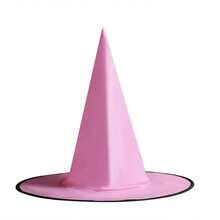 1 pezzo Cappello da strega nero con nappe, popolare per il mercato internazionale di Ognissanti, realizzato con tecnica di piegatura 3D per creare uno stile puntato vintage gotico, decorato con nappe dinamiche sul bordo, che combina un elegante colore solido e un'atmosfera misteriosa scura, regolabile per circonferenza della testa da 21,3 a 22,8 pollici, realizzato in tessuto di qualità rigido ma leggero e traspirante, adatto per feste di Ognissanti, balli in maschera, sfilate di dolcetto o scherzetto, giochi di ruolo a tema strega, fotografia a tema scuro, escape room, matrimoni/compleanni gotici e altro ancora