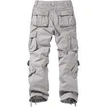 Men's  Cargo Pants - 6053 Silver Gray - View 4