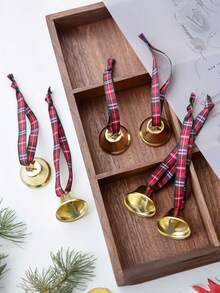 6 sinos pendurados de ferro forjado para Natal, adequados para guirlandas, presentes, casamentos, dia dos namorados, Páscoa, Halloween, decorações para festas de Ação de Graças - sem necessidade de eletricidade, decorações para festas de Natal, decorações para árvores de Natal, decorações para casa