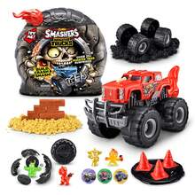 ZURU Smashers Monster Wheels Flame Mystery Pack, Over 25 Monster Trucks Surprises (Random)