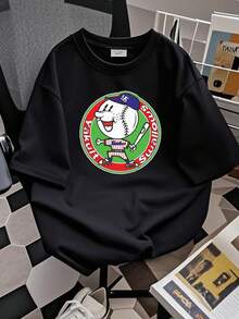 180g pure Cotton Nippon Professional Baseball  Swallows Retro S to 5XL Made in USA T Shirt Breathable fashion graphic Slightly Casual Stretched Stylish Unisex T-Shirt For Women Casual designer clothes Women Top Graphic Tees Versatile Soft Top For Everyday Wear - Negro - Ver 2