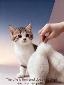 Esterilla de peluche para mascotas, adecuada para gatos, perros y otros animales pequeños. Es resistente al desprendimiento de pelo, tiene un fondo antideslizante y se puede lavar a máquina a bajas temperaturas para ayudar a mantener a las mascotas libres de enfermedades de la piel. La esterilla de peluche proporciona un ambiente cálido y cómodo, creando un acogedor nidito para tus mascotas.