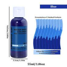55ml/1.86oz 高濃度水性染料 30色，適用於珠寶鑄造、水磨石、水泥與石膏粉，鮮豔色彩手工藝與藝術創作，耐用水性著色墨水 - 彩色 - 查看 25