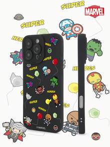 Marvel Funda de teléfono oficial con diseño de Marvel, antideslizante, a prueba de golpes y arañazos, compatible con iPhone 17, 17 Pro, 17 Pro Max, 11, 12, 13, 14, 15, 16 Pro, 16 Pro Max, 14 Plus, 15 Plus, 16 Plus, XR, XS Max