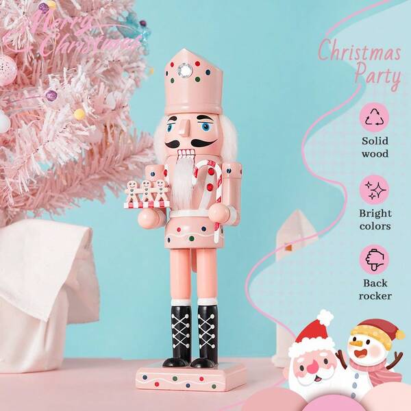 Classic Christmas Elements Craftsmanship, Safety, Exquisite Gifts: Walnut Clips, Soldiers, Wooden Home Decor Christmas Decorations Room Decor Winter