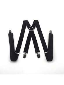 1pc Men's Y-Shape Elastic Adjustable Suspenders, British Style Autumn-Winter Accessories Halloween Costume,Suitable For Teens, Youth,Men,Casual, Outdoor, Athletic, Vacation, Graduation Gifts, Birthday, Daily Wear