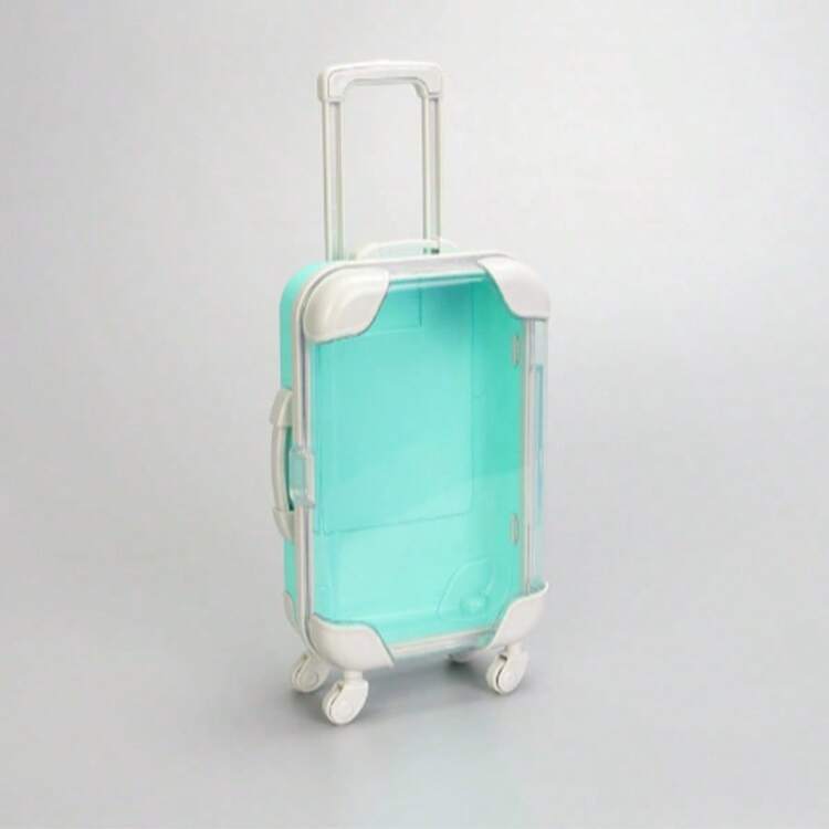 1pc Mini Suitcase Style Party Favor Box, Wheeled Design, For Storing Small Items, Suitable For Travel, Birthday Party, Bachelor Party, Adds More Fun And Excitement For Guests And Friends, Makeup Room Decor - Multicolor - View 10