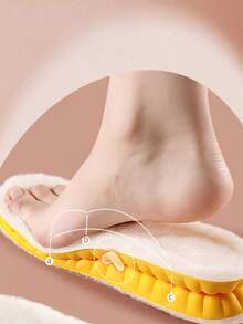 Lamb Wool Warm Insoles, Wool Self-Heating Warm Insoles, Winter Thickened Plush Anti-Odor Soft Insoles, Sports Running, Outdoor Products, Winter Warm Shoes - Multicolor - View 5