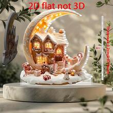 Bohemian Style Acrylic Christmas House Decor - Ideal For Home, Office, Bedroom And Cafe - Perfect Gift For All Occasions - No Electricity Needed