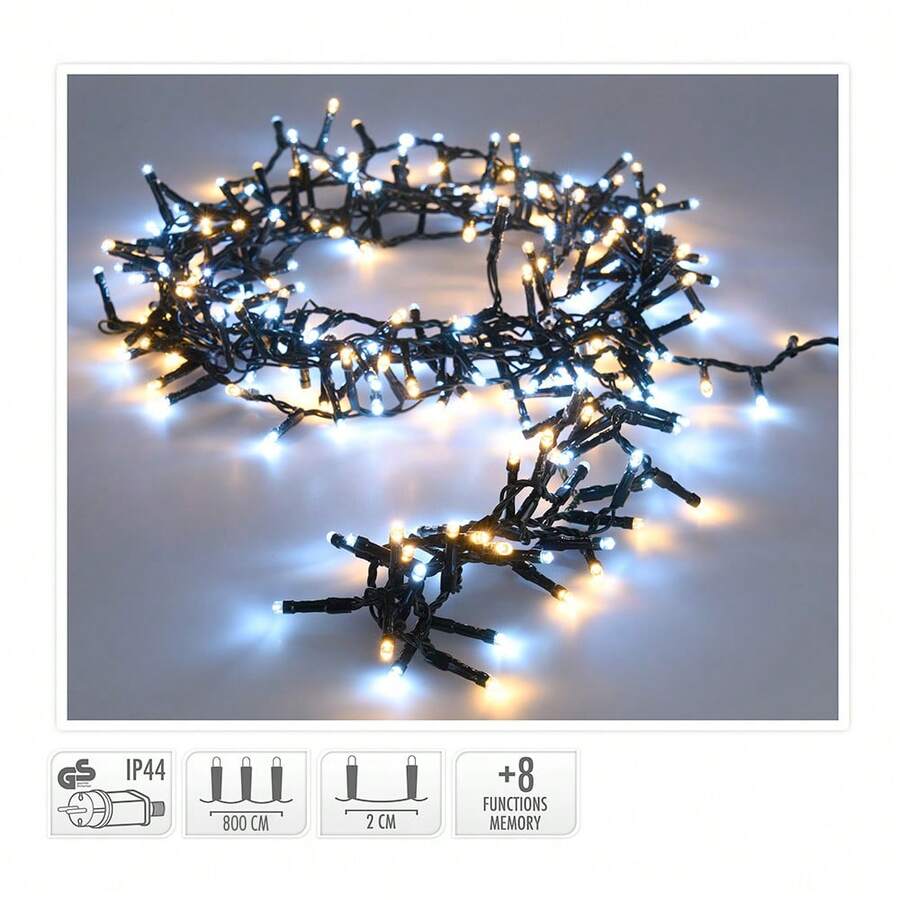 Edm Snake Garland 400 LEDs 11m Cold And Warm Light | SHEIN UK