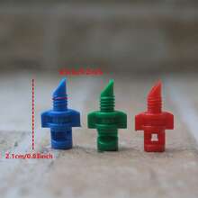 Drip Irrigation Emitters With Hole Puncher Micro Sprinkler Heads Misting Sprinkler Refraction Micro Sprayer Nozzles For Plants Lawn Water System (90/180/360 Degrees) - Multicolor - View 2