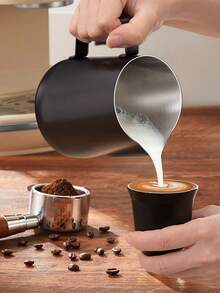 كوب قهوة بفم مدبب، إبريق قهوة من الفولاذ المقاوم للصدأ، كوب قياس، مناسب لتحضير القهوة، كوب ماء للاستخدام الداخلي