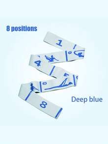 1pc Multi-Functional Yoga & Pilates Resistance Band, Portable Flexibility & Strength Training Tool Suitable For Beginners, Home Workout, Dance And Travel, Durable Polyester Material, Yoga Exercise, Adjustable Stretch Strap, Elastic Yoga Stretch Band, Physical Therapy Elastic Band, Stretch Dance Elastic Band