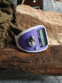 1pc/5pcs/10pcs New Finger Ring Counter Electronic Digital Hand Tally Counter, Manual Counting Ring With Display Screen, Battery Operated Clicker Counter Tool - Multicolor - View 5