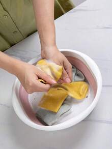 1pc Portable Foldable Washbasin, Foldable Sink Basin, Outdoor Wash Folding Basin, Home Bathroom Wash Basin, Large-Capacity Folding Basin For Car Washing, Kitchen Vegetable Wash Basin, Multi-Purpose Folding Basin, Can Be Used To Wash Vegetables