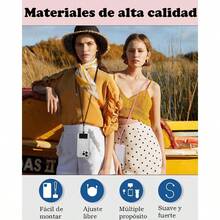 3 Piezas Strap Para Celular, Tres Correas Ajustables En Rosa, Materiales De Alta Calidad, Gris Y Negro, 160,  Y Cmodo, Para Uso Diario Y Actividades Al Aire Libre - inicial - Ver 5
