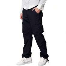 Men's  Cargo Pants - 藍色 - 查看 2