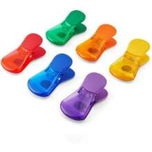Classic - Clip para bolsa, Set de 6 clips para bolsas, colores varios, Variados, 1 - Set de 6 clips para bolsas, colores varios - Ver 6