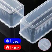 Airtight Food Storage Containers, Square Plastic Meal Prep Containers With Lids, PP For Pantry, Pasta, Fruits & Vegetables, Daily Kitchen Organization