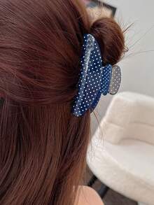 1 chiếc kẹp tóc chấm bi cổ điển, cỡ lớn, phụ kiện tóc cho nữ, kiểu buộc nửa đầu thanh lịch, thời trang, đa năng, phù hợp cho mùa đông, quà tặng kẹp tóc cho nữ. - nhiều màu - Xem 2