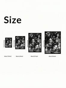 1 件 Katseye 海报_Kpop Katseye 墙壁艺术印刷品_粉丝启发的 Katseye 装饰_独特的 Kpop 乐队海报，时尚墙壁装饰 - 彩色 - 查看 6