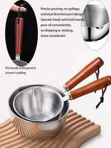 1pc 多用途溅油锅，家庭厨房淋油，牛奶加热专用小锅，便携式迷你油加热锅，多功能溅油锅，家庭晚餐用品，圣诞派对用品 - 彩色 - 查看 7