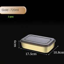 1/4/6pcs Lightweight And Durable Rectangular Aluminum Lunch Boxes/Bento Boxes ,Suitable For School Lunches, Office Lunches, Kitchen Refrigerator Storage, Fruit Salad Storage, Outdoor Picnic Storage, And Grain Storage. These Leak-Proof, Airtight Boxes Can Be Used To Store Lunches, Meats, Pickles, Fruits, And Vegetables.