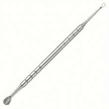 1 szt. wysokiej jakości stal nierdzewna do odsuwania skórek, narzędzie do pielęgnacji paznokci, zmywacz do paznokci, dwustronny odsuwacz do kopyt, odpowiedni do salonów kosmetycznych i techników paznokci