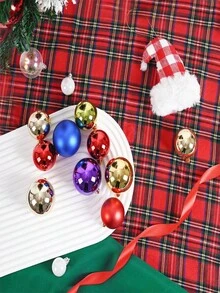 24-Pack Multipurpose Shatterproof Christmas Decorations Set: Versatile 1.2-Inch Mini Plastic Ball Ornaments With Premium Electroplated Coating For Complete Christmas Tree Decorating, Comprehensive Holiday Home Decor Arrangements, Large Christmas Party Supplies, Wedding Festival Decor, And As Essential Components For DIY Craft Projects - Multicolor - View 6