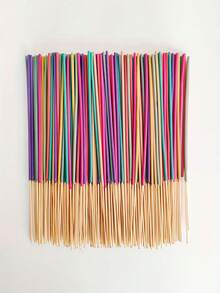 40/80/200pcs Incense Sticks - Lavender, Sandalwood, Jasmine, Sage, Rose, Milk, Dragon's Blood - Natural Bamboo Wood Incense, Suitable For Aromatherapy, Yoga, Meditation, Home And Office Use, Perfect Gift For Birthdays And Graduations. - Multicolor - View 3