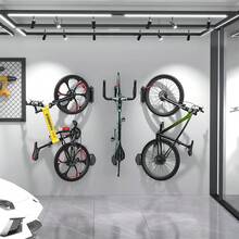 1 zestaw obrotowych uchwytów ściennych na rowery, pionowy wieszak ścienny na rowery, wieszaki na rowery do garażu, uchwyty ścienne na rowery górskie, stojak na rowery do garażu, udźwig do 66 funtów – łatwy montaż