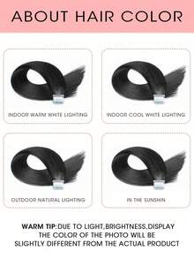 Mini Tape In Hair Extensions Human Hair 10 Pcs Invisible Hair Extensions Double-Sided Invisible Seamless For Thin Hair For Women ,Beginners High Quality Natural Looking Thickening Lengthening Hair Extensions Easy-To-Install,Straight Hair Extensions - S1 - View 8