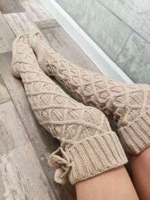 Women's Thigh High Socks, Over-The-Knee Socks, Ladies' Long Socks, Warm And Comfortable For Winter