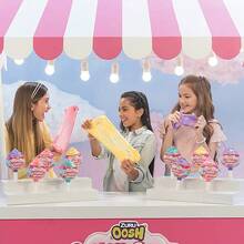 ZURU Oosh Slime Cotton Candy Cuties Series 2 Scented, Squishy, Fluffy, Soft, Stretchy, Stress Relief, Party Favors, Non-Stick With Collectible Cutie Slow Rise Toy (Random)