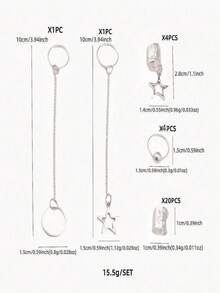 30 pezzi Fermagli per capelli intrecciati, Accessori per trecce, Gioielli per capelli, Ciondolo a stella, Accessori per capelli, Accessori per capelli da donna, Accessori, Accessori da donna, Accessorio per capelli, Accessori per capelli da donna, Accessori per capelli, Strumenti per capelli, Accessori per la bellezza, Accessori per capelli ricci, Accessorio per capelli, Accessori per capelli, Accessori per capelli da donna, Autunno, Viaggio, Strumenti per capelli, Accessori da donna, Roba per capelli, Autunno, Accessori per capelli, Accessori per capelli da donna, Viaggio, Accessorio per capelli, Accessori per capelli da donna, Strumenti per capelli, Roba per capelli, Roba, Accessori per la bellezza, Regali, Viaggio, Regali per donne, Roba per capelli, Regalini di Natale - Multicolore - Visualizzare 5