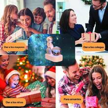 Astronauta Bola De Cristal luces de colores De La Noche Decoracin De La Mesa Regalo Lindo Estudiante Regalo De Cumpleaos, Para La Decoracin De La Mesa, Decoracin Del Hogar. Sistema - vía Láctea - Ver 5