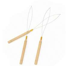 Agulha Peixinho Para Aplicação Microlink em Mega Hair - Caramelo - Visão 7