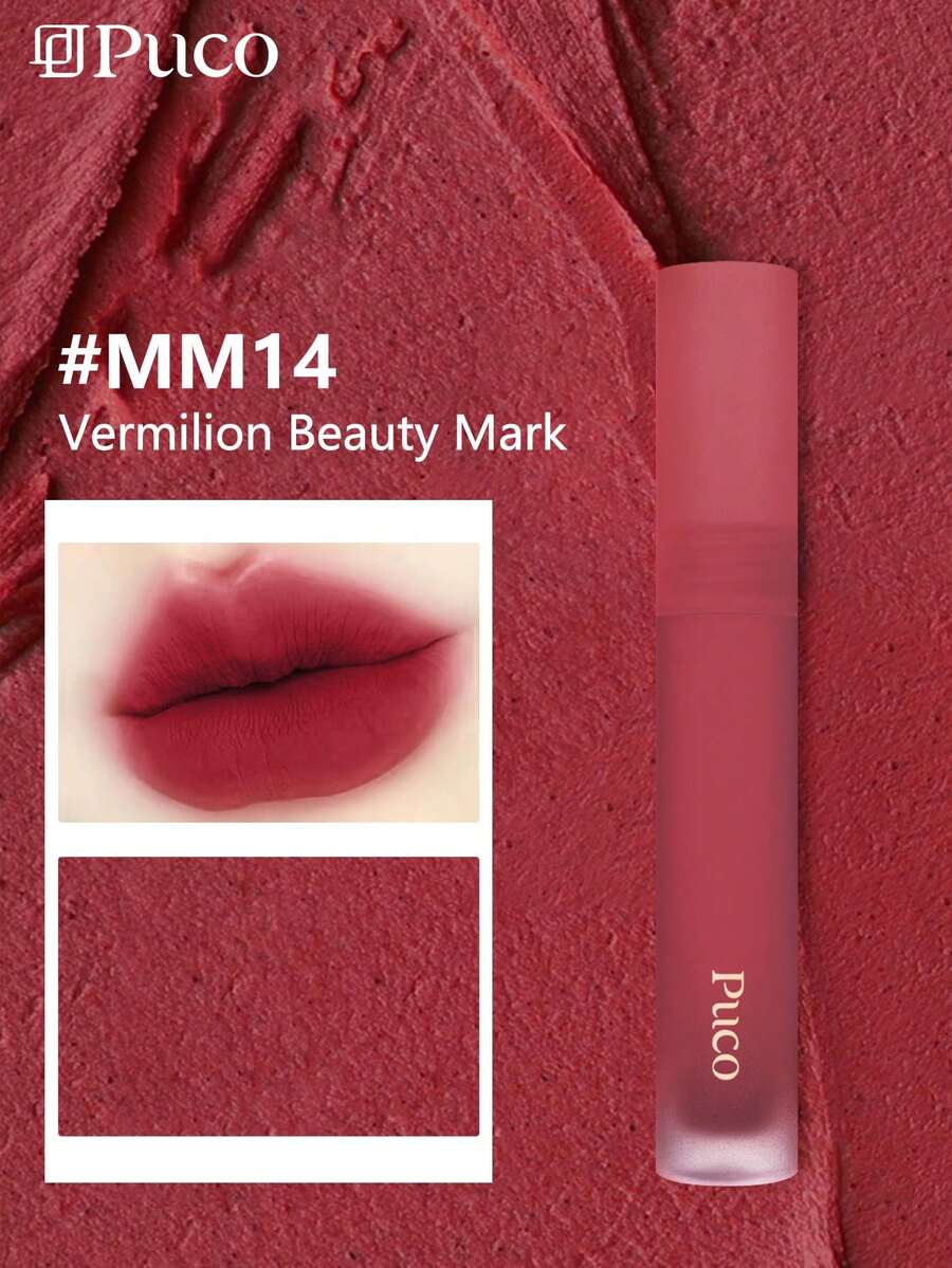 PUCO LIP MUD Mousse Lip Balm, Tahan Air dan Tidak Luntur, Warna Tahan Lama - MM14 - View 1
