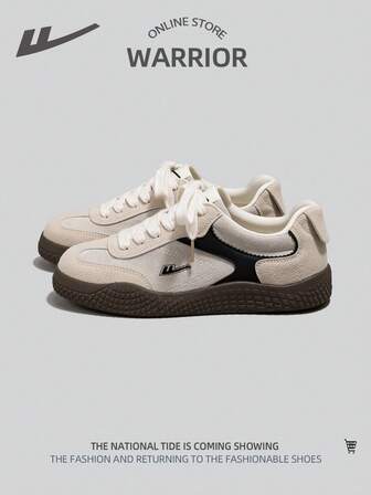 WARRIOR 1 Pair Women's Casual Sneakers, Versatile & Breathable Canvas Shoes