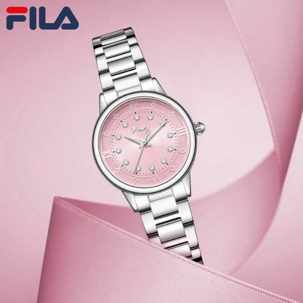 Women's Quartz Watch – Stainless Steel Bracelet, Diamond Markers & Sunray Round Dial | Elegant, Sophisticated & Luxurious Dress Timepiece