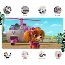 1pc  Cartoon Large Mouse Pad - Vibrant Pups Designs With Colorful Scenes, Durable Desk Mat For Keyboard & Mouse, Perfect For Kids,  Fans, Gamers, And Office Use, Mouse Pads For Desk