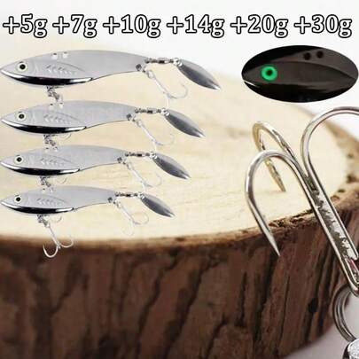5g 7g 10g 15g 20g 30g Señuelo de metal VIB para pesca de lubina, caballa, corvina amarilla, pargo