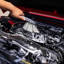 Chemical Guys Wheel Works Cepillo para Ruedas y carrocería de Uso Medio (Apto para Coches, Camiones, SUV, autocaravanas, Motocicletas y más) Gris - Gran azul rígido - Ver 5