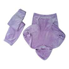 conjunto de pans teddy  tela polar de ods piezas - Lila Púrpura - Ver 4