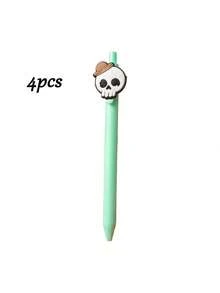 Spersonalizowany długopis dekoracyjny na Halloween, długopis z miękką naklejką z motywem Halloween, spersonalizowane artykuły szkolne i biurowe na Halloween, promocyjny długopis z motywem Halloween