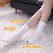 1/5/10 par wielokolorowych zimowych skarpet sportowych, grube i wygodne, ciepłe skarpety damskie, odpowiednie do zimowych butów, codziennego noszenia, na święta i imprezy, świetny prezent dla kobiet