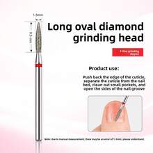 Cuticle Remover 5pcs Diamond Nail Drill Bits Professional Nail Art Tools Nail Buffer Bit Nail Cleaner Nail Trimer For Nail Techs And Home Manicure Supplies