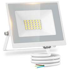 Aigostar Foco LED Exterior 20w,1800LM Foco Proyector LED,IP65 Impermeable,Natural 4000K Luces led exterior, Para Jardín, Patio,Garaje, etc - 20w-4000k - Ver 8