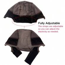 1pc Adjustable Swiss Lace Wig Grip Cap, 4x5 Transparent Non-Slip Elastic Headband For Women, Comfortable Ear Design Wig Gripper - Multicolor - View 6