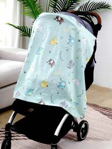 1pc Breastfeeding Protective Cover, Anti Light Artifact, Outdoor Nursing Clothes 360° Cover With A Layer Of Mesh, Breathable Privacy Nursing Covers With Arch Neckline, Multi-Use Mother Nursing Apron For Nursing Newborn